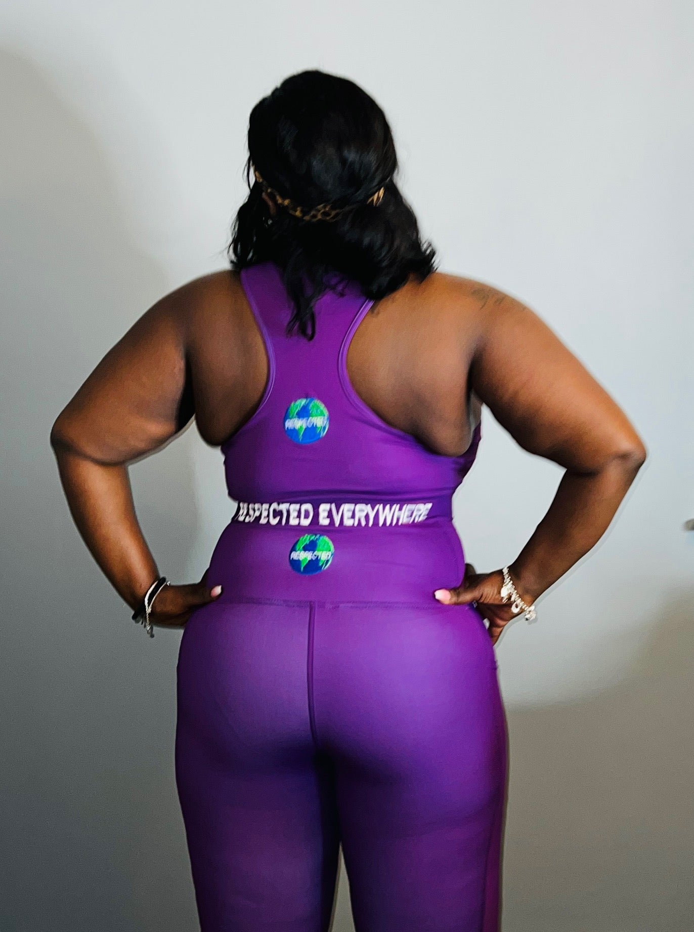 Respected Leggings or Shorts (Purple)