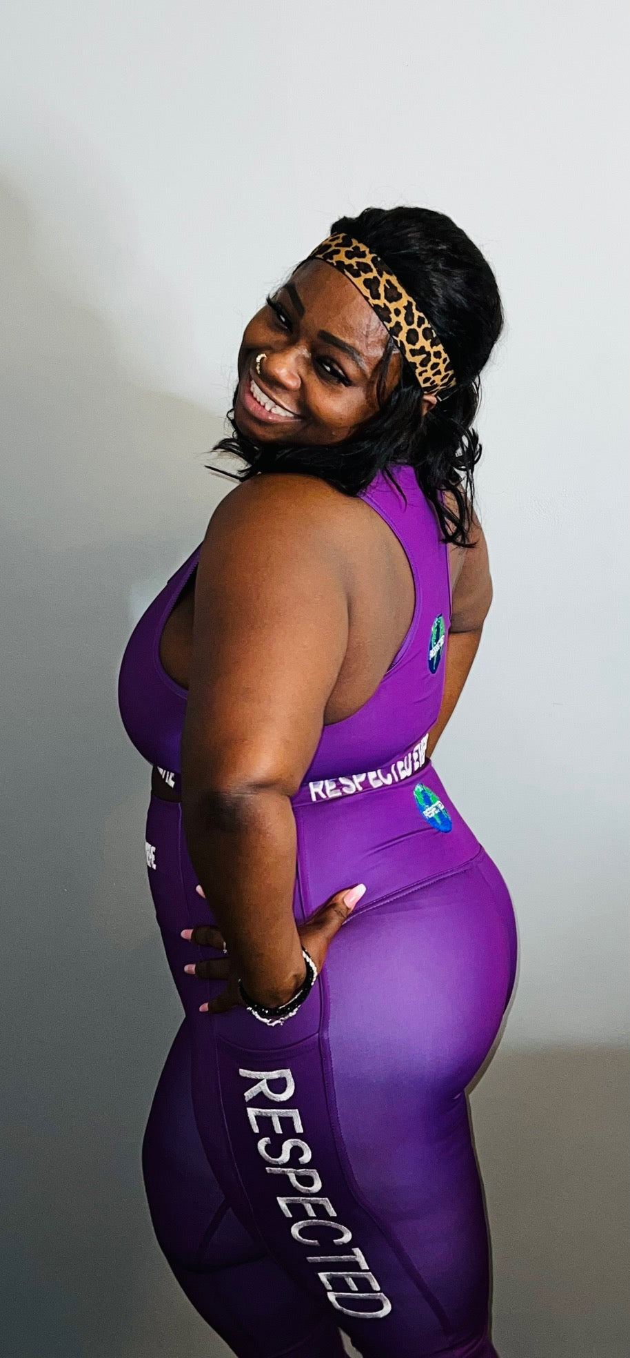 Respected Leggings or Shorts (Purple)