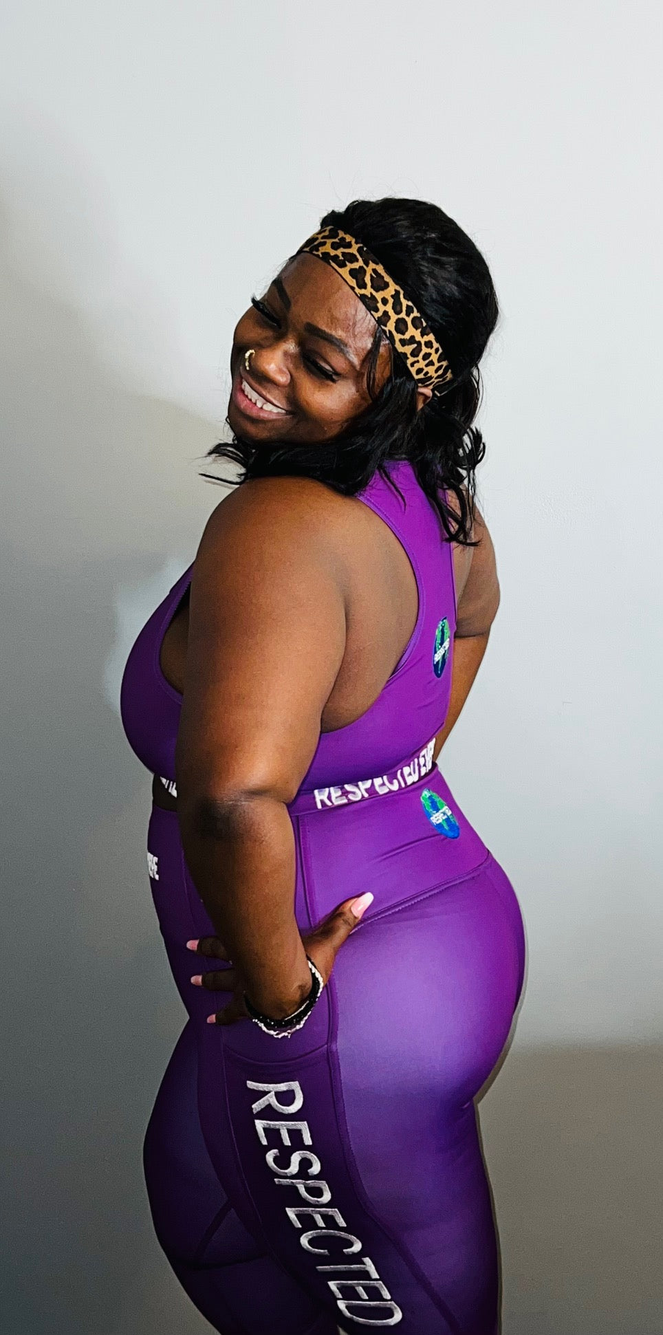 Respected Leggings or Shorts (Purple)