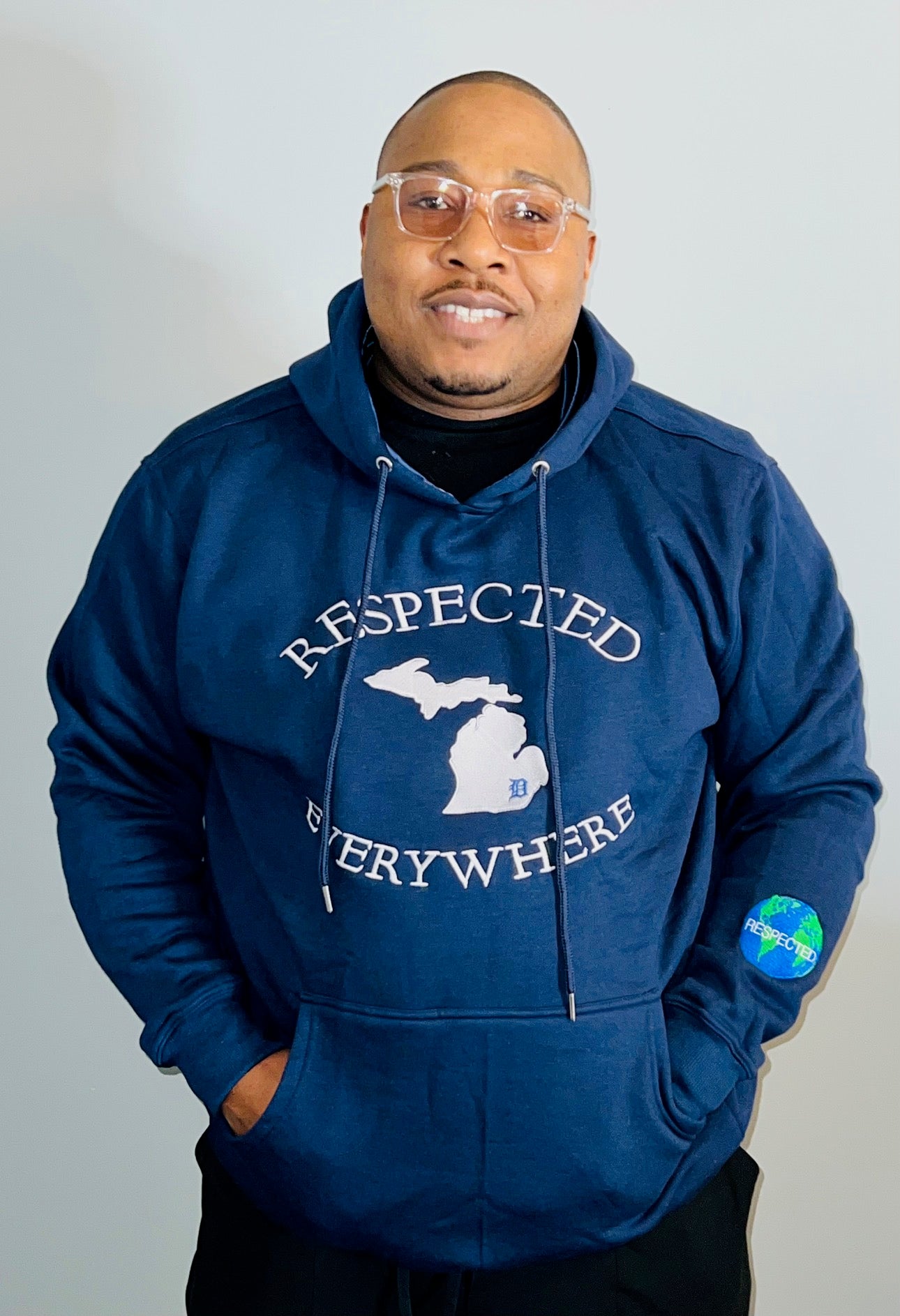 DRE Mitten Hoodie (Navy)