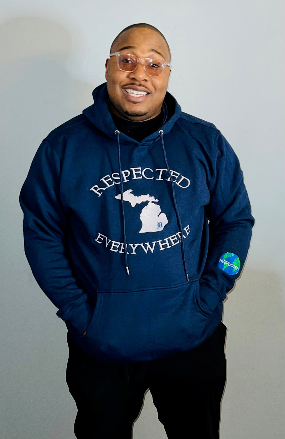DRE Mitten Hoodie (Navy)