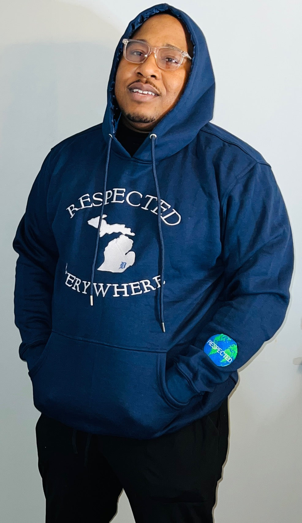 DRE Mitten Hoodie (Navy)