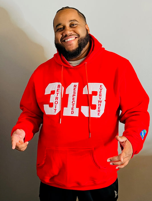 313 DRE Hoodie (Red) Tshirt or Hoodie and Pants