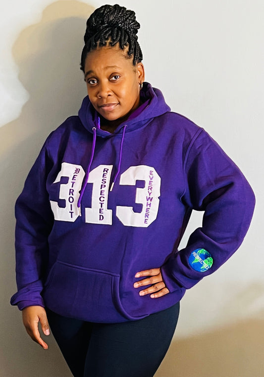 313 DRE Hoodie (Purple) Tshirt or Hoodie or Pants or Shorts