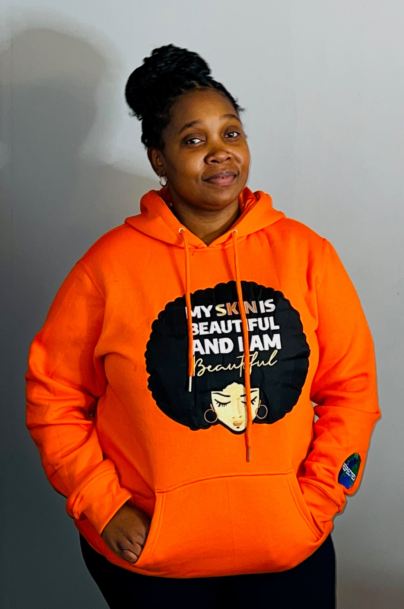 Beautiful Skin Tshirt or Hoodie or Pants or Shorts  (Orange)