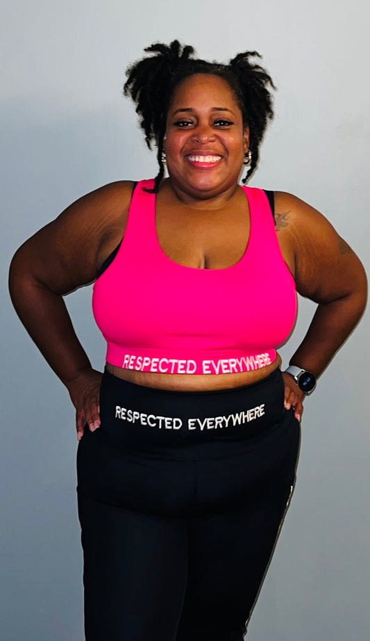 Respected Sports Bra (Pink)