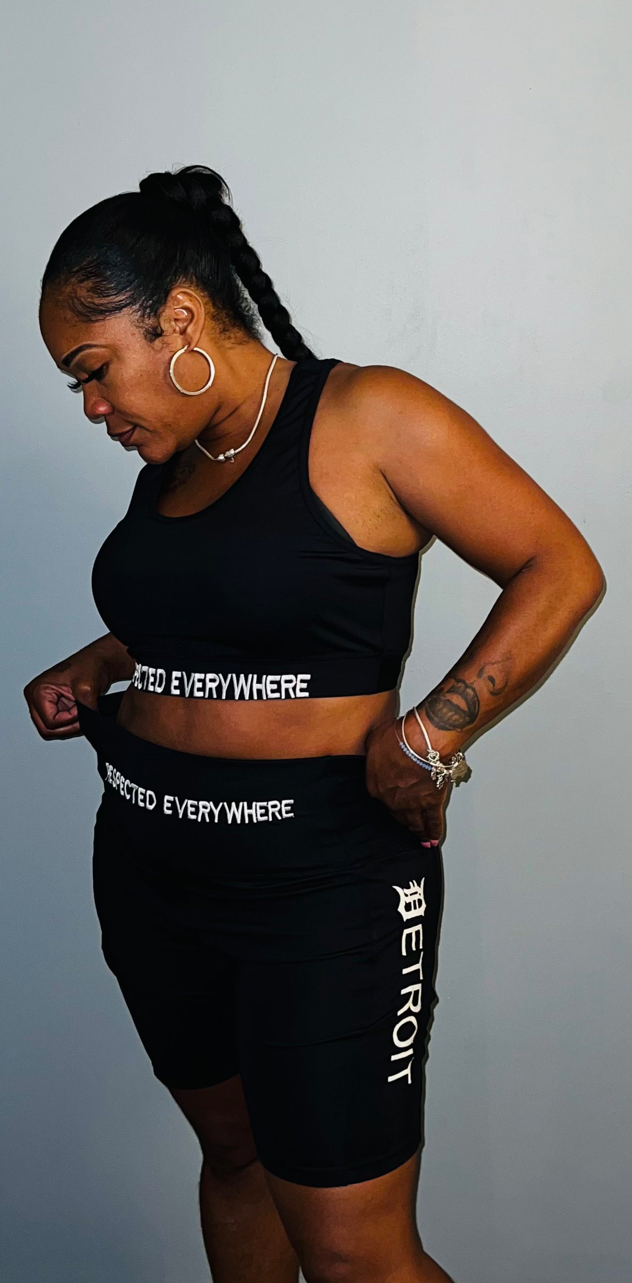 Respected Sports Bra (Black)