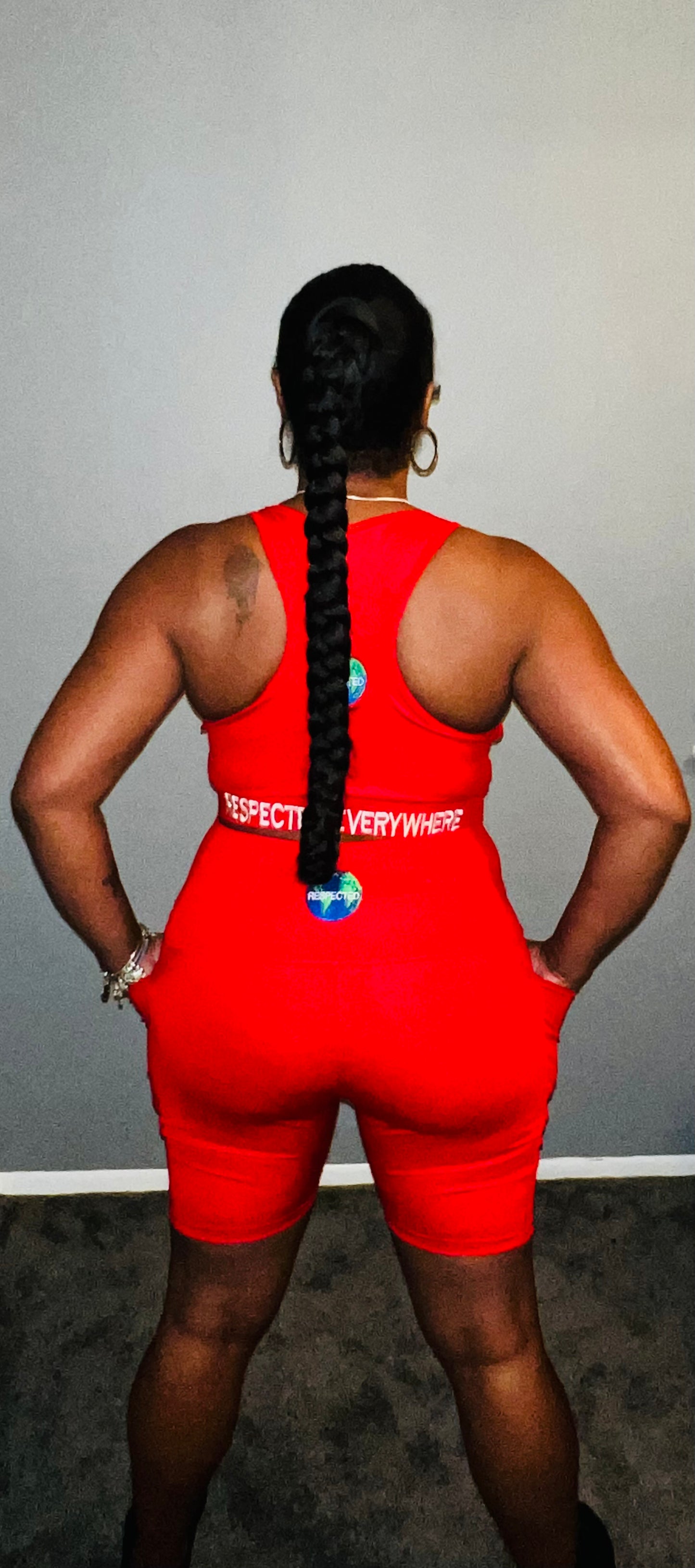 Respected Sports Bra (Red)