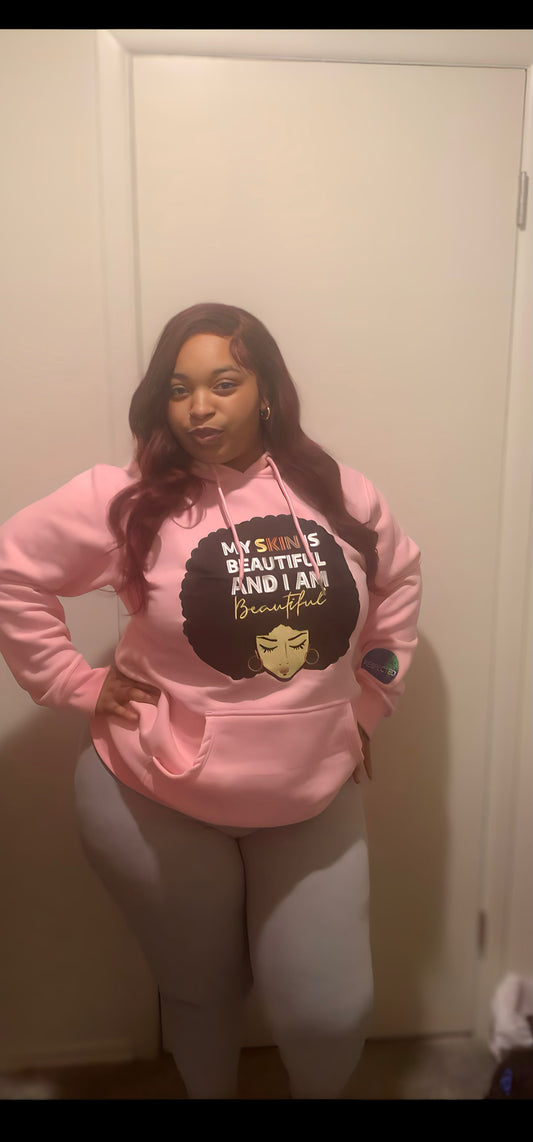 Beautiful Skin Tshirt or Hoodie (Pink)