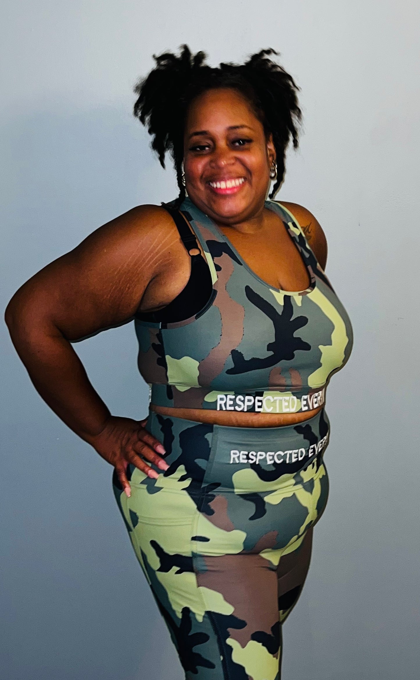 Respected Sports Bra (Camo