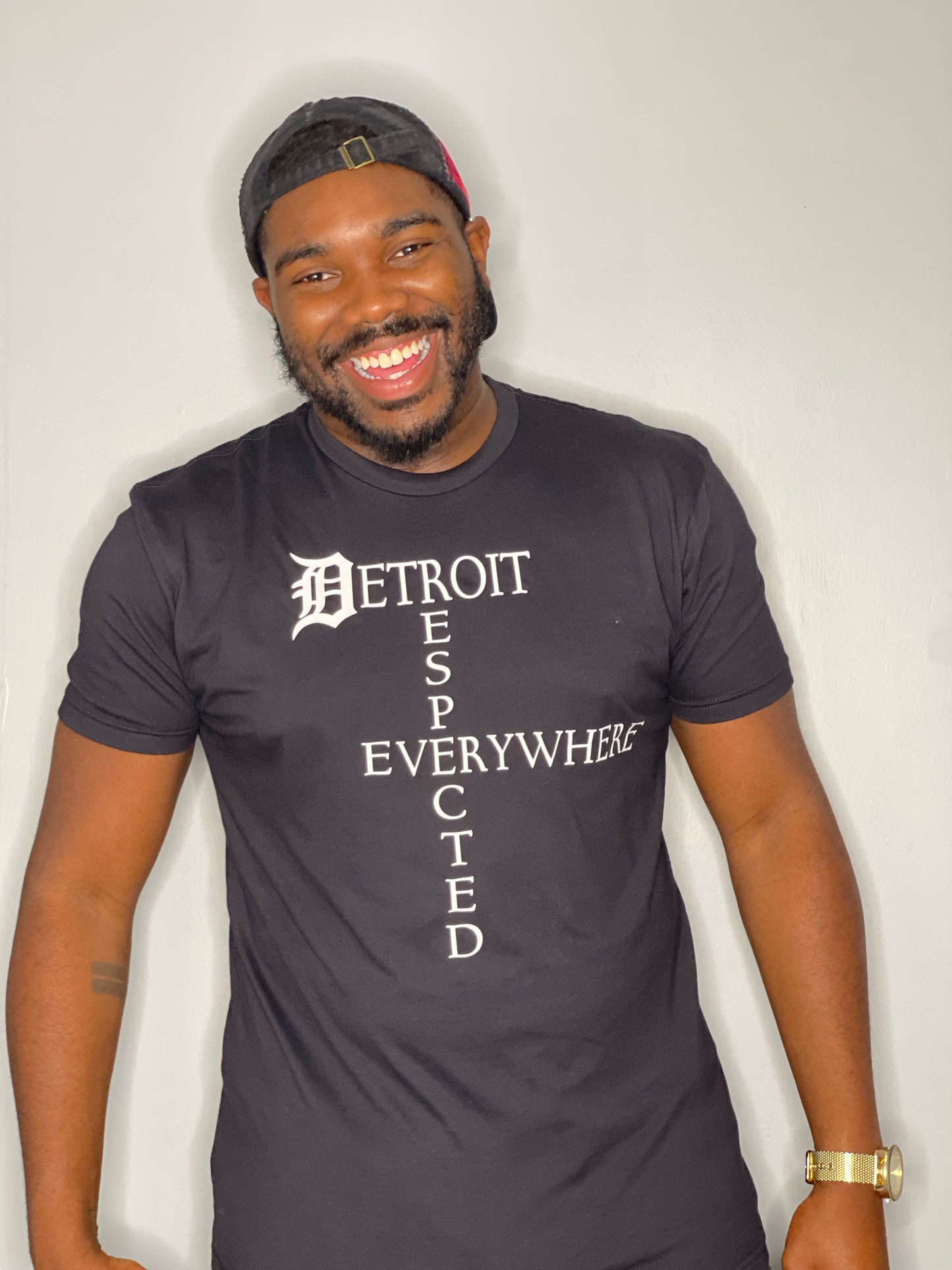 Black Crossword T-shirt w/ White Letters
