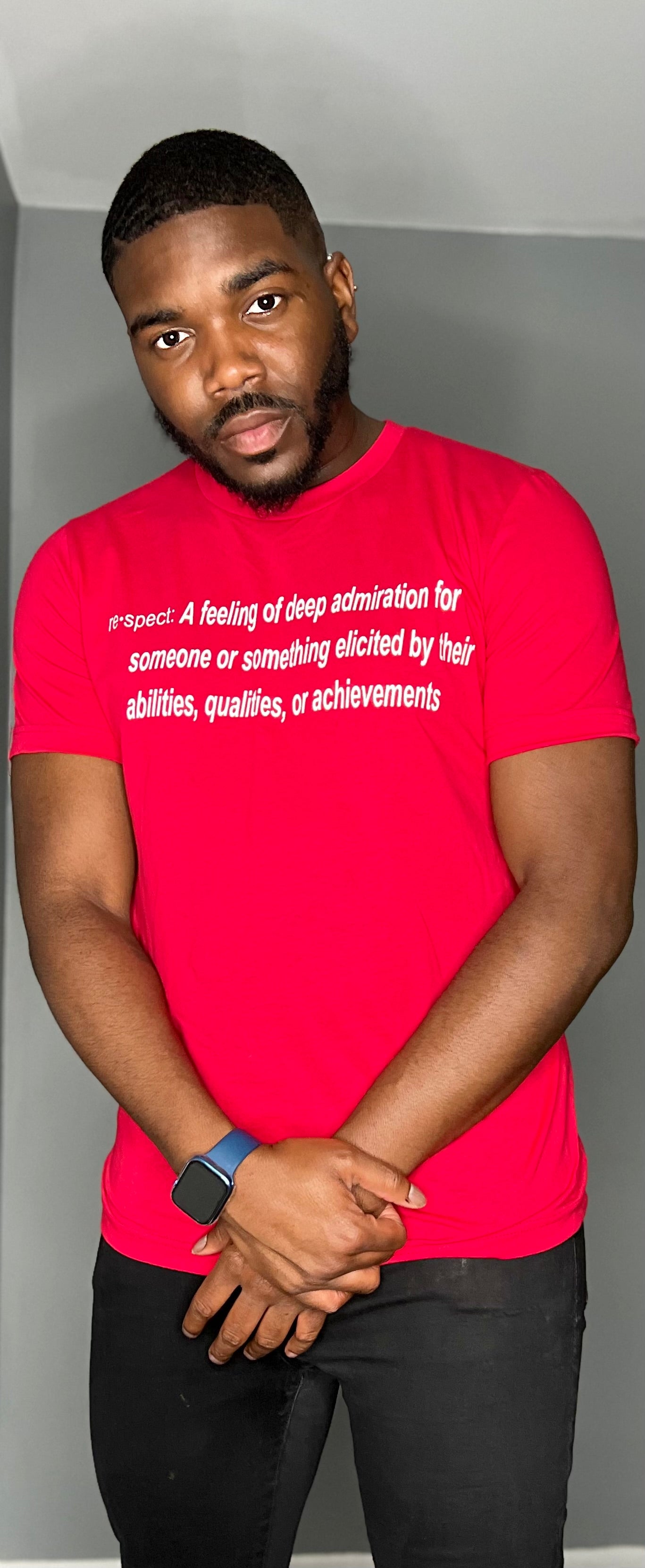 Definition Red w/ White letters
