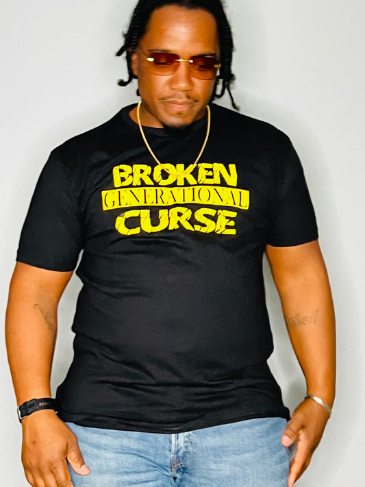 Broken Curse Black w/ Yellow letters