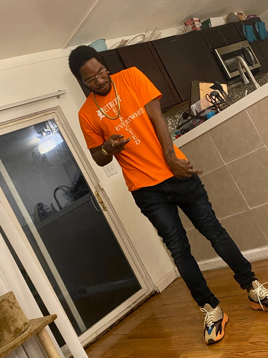 Orange Crossword w/ White Letters